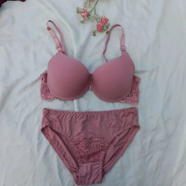 Push Up Bra For Girls 2 PCS bra and underwear