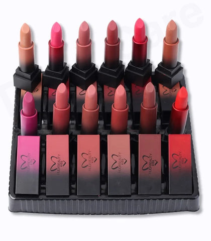12 Packs Matte Lipstick Set, Multi-Colors