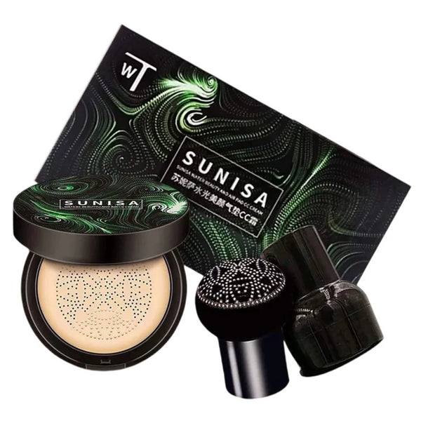SUNISA Foundation Base Waterproof Mushroom Head Air Cushion CC Cream