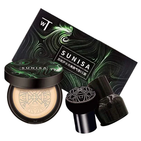 SUNISA Foundation Base Waterproof Mushroom Head Air Cushion CC Cream
