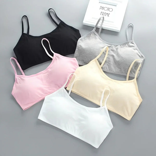 Teen Girls Soft & Comfortable Padded Cotton Sports Bra