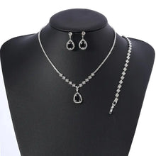 4pcs/Set Vacation Minimalist Rhinestone Jewelry Set