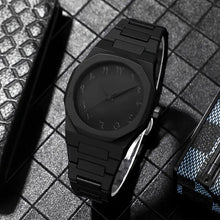 “Men’s Premium Black Luxury Watch & Jewelry Set”