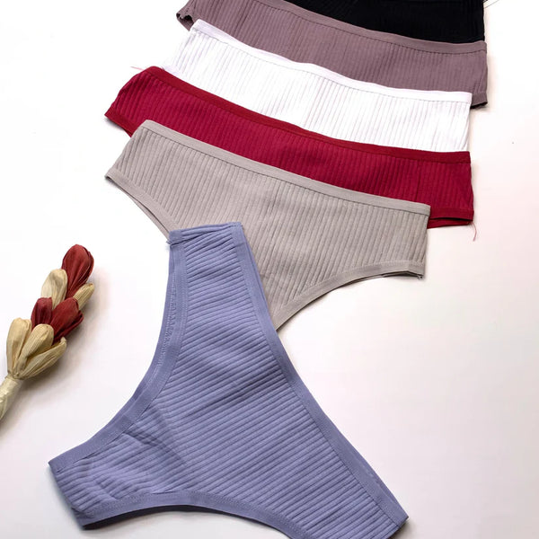 Girls Breathable Cotton Thongs