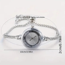 Elegant Women'S Quartz Watch with Sparkling Rhinestone Accents