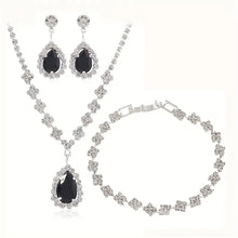 4pcs/Set Vacation Minimalist Rhinestone Jewelry Set