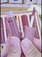 12pcs/Set Book Style Velvet Matte Liquid Lipstick Long-Lasting